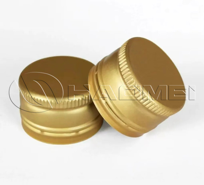 28mm ROPP Aluminum Cap for Water Glass Bottles – Tamper-Evident