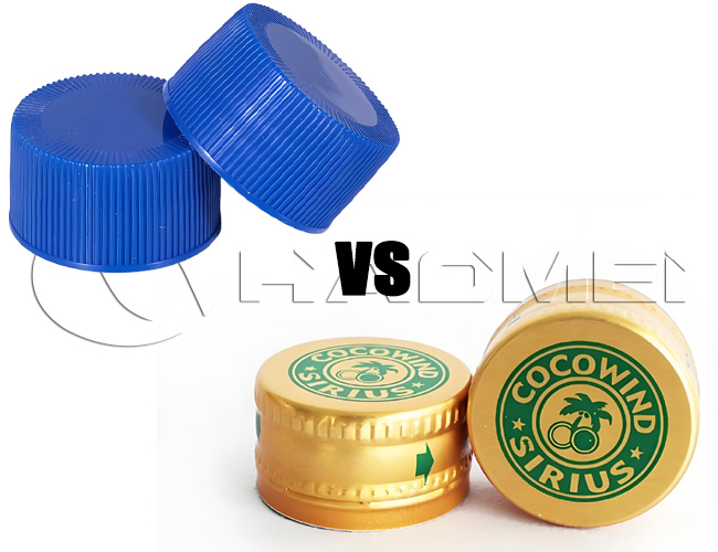 Aluminum Tamper-Evident Caps vs. Plastic Bottle Caps
