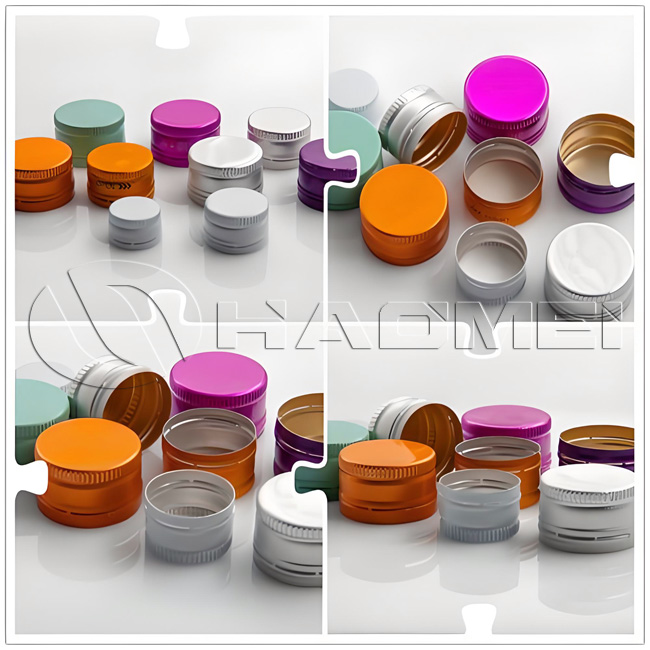 28mm Customizable Multi-Color Aluminum ROPP Caps