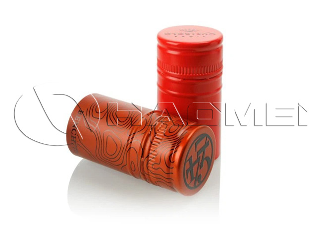 30 * 60mm Anti-Counterfeit Embossed Aluminum Cap